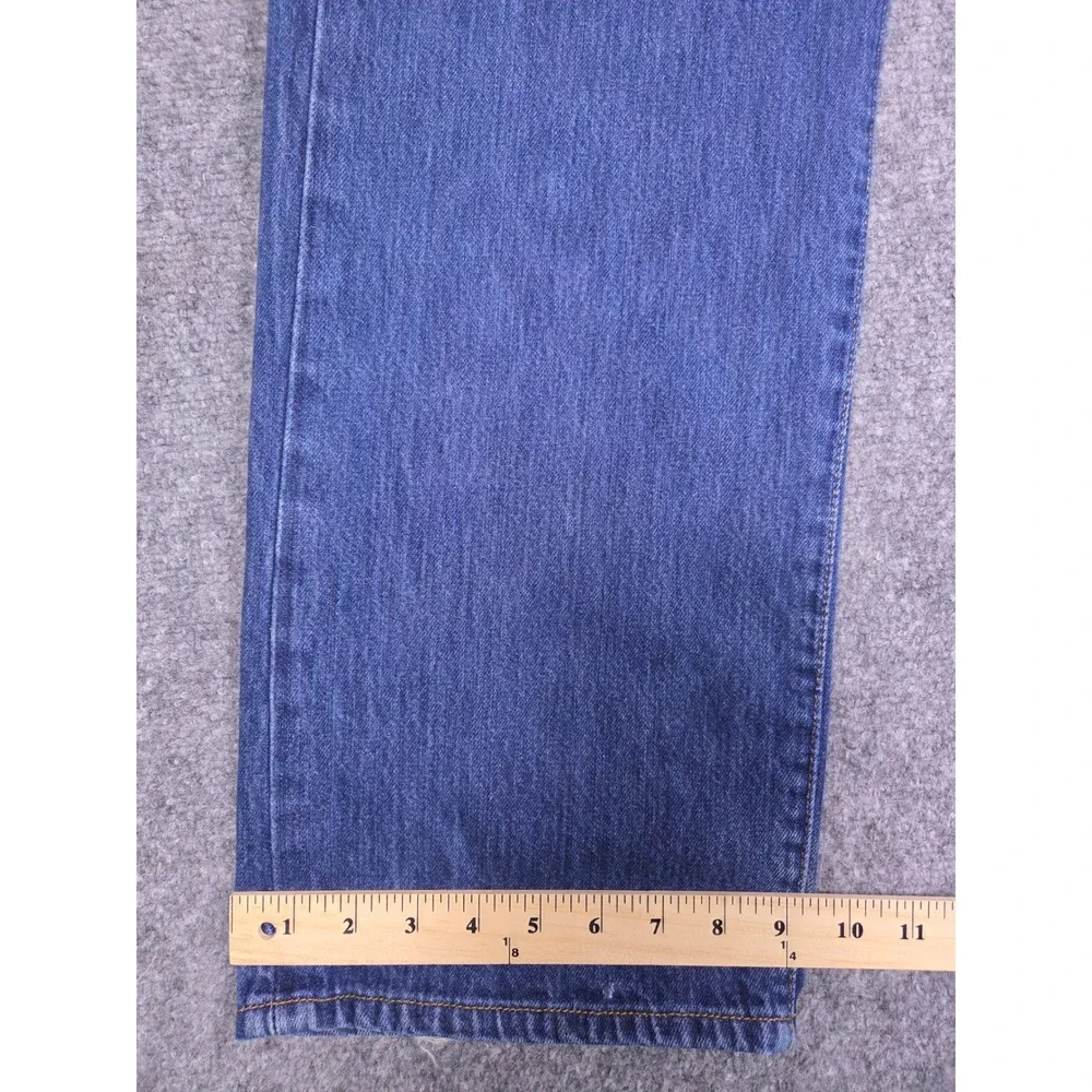 Levi's 501 Original Jeans Mens 42x30 Blue Straight Leg Button Fly Denim 121/10